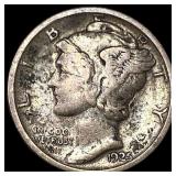 1923-S Silver Mercury Dime NEARLY UNCIRCULATED