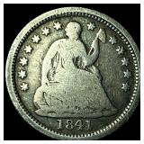 1841-O Silver Half Dime NICELY CIRCULATED