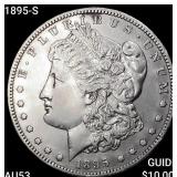 1895-S Morgan Silver Dollar CLOSELY UNCIRCULATED
