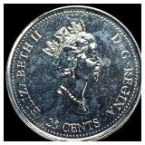 2000 Canada Nickel 25 Cents Creativity Proof Like