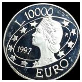 1997 San Marino Silver 10,000 Lire