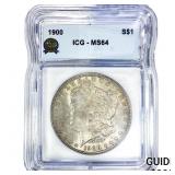 1900 Morgan Silver Dollar ICG MS64