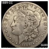 1889-CC Morgan Silver Dollar LIGHTLY CIRCULATED