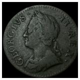 1754 Great Britain Copper 1 Farthing