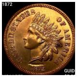 1872 Indian Head Cent CHOICE BU RD