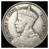 1934 New Zealand Silver 1 Shilling