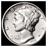 1939-D Silver Mercury Dime UNCIRCULATED