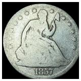 1857-O Silver Half Dollar NICELY CIRCULATED