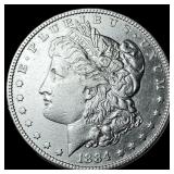 1884-S Silver Morgan Dollar CLOSELY UNCIRCULATED