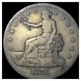 1876-S Silver Trade Dollar NEARLY  UNCIRCULATED