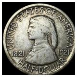 1921 Missouri Centennial Half Dollar LIGHTLY CIRCU