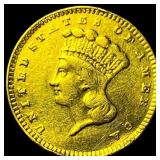 1876 Gold $1 Indian Head Type 3 HIGH GRADE