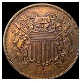 1864 Two-Cent Piece CLOSELY UNCIRCULATED