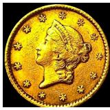 1853 Gold $1 Type 1 CHOICE AU