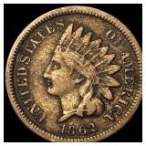 1862 Indian Head Cent NEARLY UNCIRCULATED