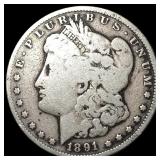 1891-CC Silver Morgan Dollar NICELY CIRCULATED