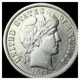 1913 Silver Barber Dime CLOSELY UNCIRCULATED