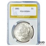 1882 Morgan Silver Dollar PGA MS64+
