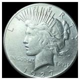1927 Silver Peace Dollar UNCIRCULATED