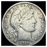 1910-S Silver Barber Half Dollar NEARLY  UNCIRCUL