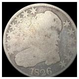 1826 Capped Bust Half Dollar NICELY  CIRCULATED