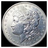 1904 Silver Morgan Dollar CLOSELY  UNCIRCULATED