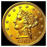1907 Gold $2.50 Liberty Head Quarter Eagle CLOSELY