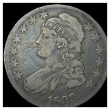 1833 Capped Bust Half Dollar LIGHTLY CIRCULATED