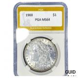 1900 Morgan Silver Dollar PGA MS64