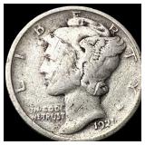 1921 Silver Mercury Dime LIGHTLY CIRCULATED