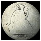 1858-O Silver Seated Liberty Half Dollar HIGH  GR