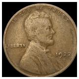 1922 No D Lincoln Wheat Cent LIGHTLY  CIRCULATED