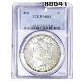 1886 Morgan Silver Dollar PCGS MS64