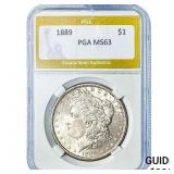 1889 Morgan Silver Dollar PGA MS63