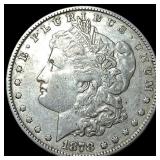 1878 Silver Morgan Dollar NEARLY UNCIRCULATED