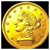 1878-S Gold $2.50 Liberty Head Quarter Eagle CLOSE