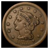 1859 Braided Hair Large Cent NEARLY UNCIRCULATED