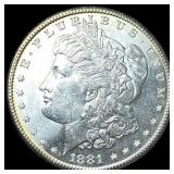1881-S Silver Morgan Dollar GEM BU