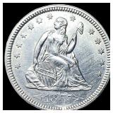 1855 Seated Liberty Quarter UNCIRCULATED