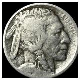 No date visible Buffalo Nickel "D" Mint Mark. NI