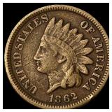 1862 Indian Head Cent LIGHTLY CIRCULATED