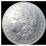 1884-S Silver Morgan Dollar NEARLY UNCIRCULATED