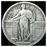 1917 Type 1 Standing Liberty Quarter NICELY CIRCUL