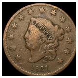 1831 Coronet Head Large Cent LIGHTLY  CIRCULATED