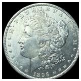 1896 Morgan Silver Dollar NEARLY UNCIRCULATED
