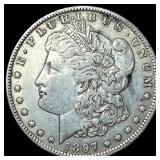 1897 Silver Morgan Dollar LIGHTLY CIRCULATED