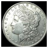 1904-O Silver Morgan Dollar NEARLY UNCIRCULATED