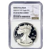 2020-W Silver Eagle NGC PF69 Ultra Cameo