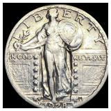 1928-S Silver Standing Liberty Quarter NEARLY  UN