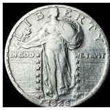 1926-S Silver Standing Liberty Quarter ABOUT  UNC